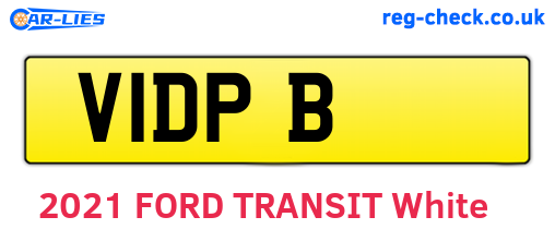 V1DPB are the vehicle registration plates.