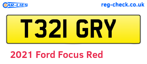 Red 2021 Ford Focus (T321GRY)
