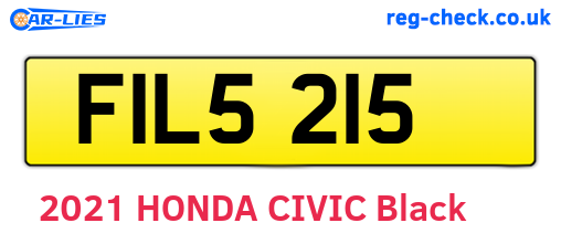 FIL5215 are the vehicle registration plates.