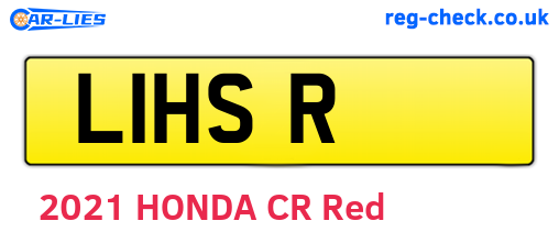 L1HSR are the vehicle registration plates.