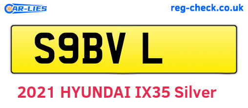 S9BVL are the vehicle registration plates.