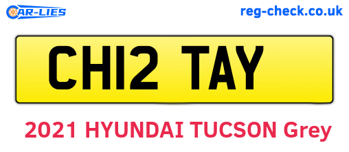 CH12TAY are the vehicle registration plates.