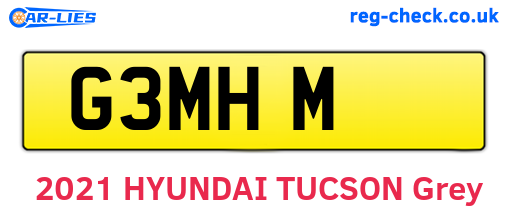 G3MHM are the vehicle registration plates.