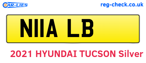 N11ALB are the vehicle registration plates.