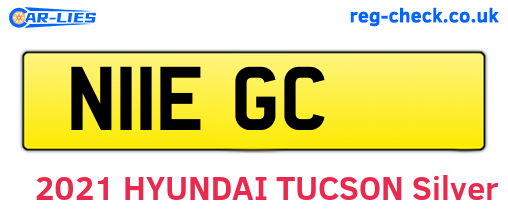 N11EGC are the vehicle registration plates.