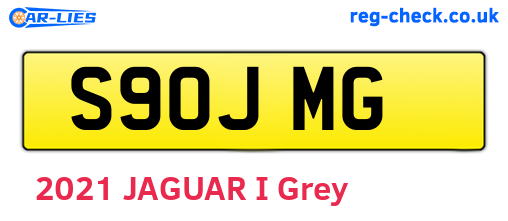 S90JMG are the vehicle registration plates.