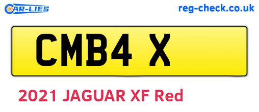 CMB4X are the vehicle registration plates.