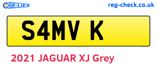 S4MVK are the vehicle registration plates.
