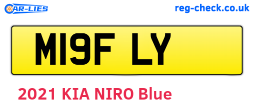 M19FLY are the vehicle registration plates.