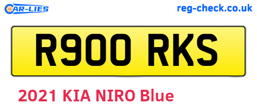 R900RKS are the vehicle registration plates.