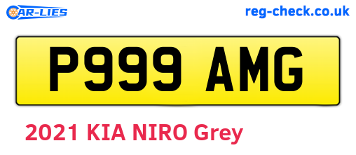 P999AMG are the vehicle registration plates.