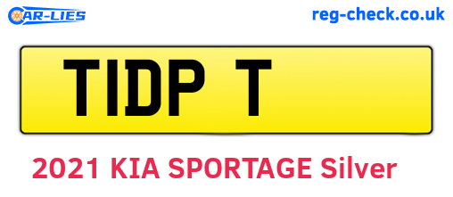 T1DPT are the vehicle registration plates.