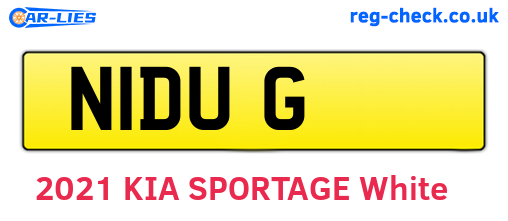 N1DUG are the vehicle registration plates.