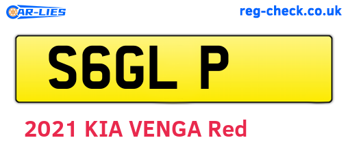 S6GLP are the vehicle registration plates.