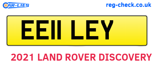 EE11LEY are the vehicle registration plates.