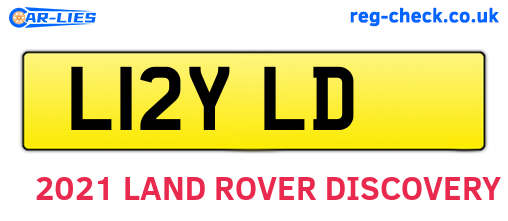 L12YLD are the vehicle registration plates.