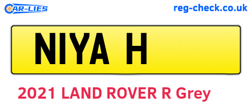 N1YAH are the vehicle registration plates.