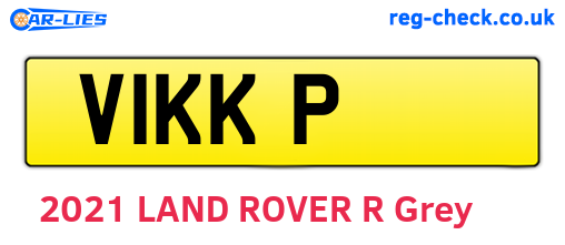 V1KKP are the vehicle registration plates.