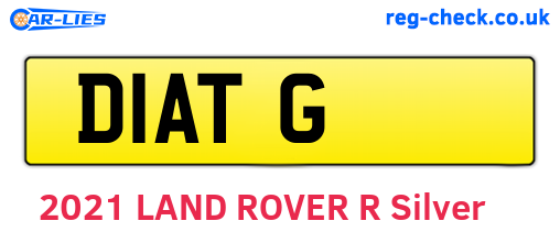 D1ATG are the vehicle registration plates.