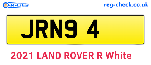 JRN94 are the vehicle registration plates.