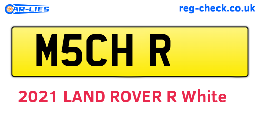 M5CHR are the vehicle registration plates.