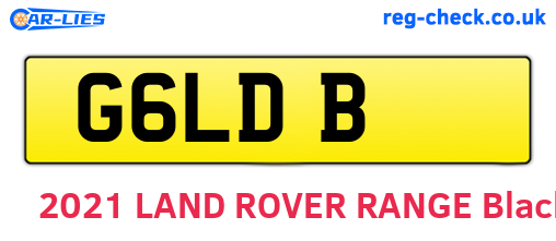 G6LDB are the vehicle registration plates.