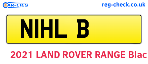 N1HLB are the vehicle registration plates.