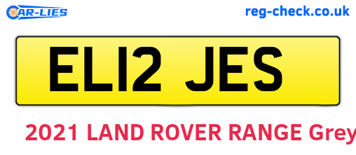 EL12JES are the vehicle registration plates.