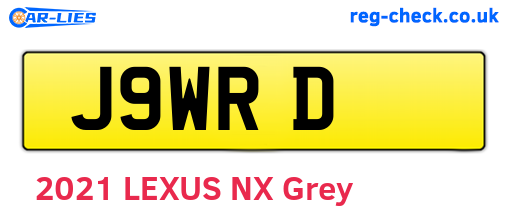 J9WRD are the vehicle registration plates.