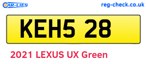 KEH528 are the vehicle registration plates.
