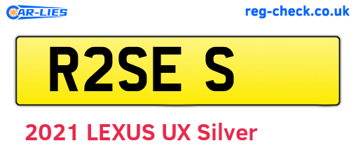 R2SES are the vehicle registration plates.
