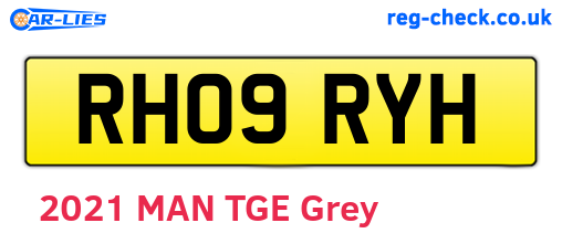 RH09RYH are the vehicle registration plates.