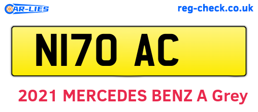 N17OAC are the vehicle registration plates.