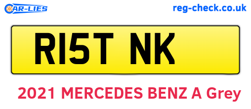 R15TNK are the vehicle registration plates.