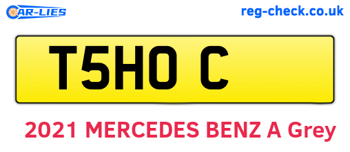 T5HOC are the vehicle registration plates.