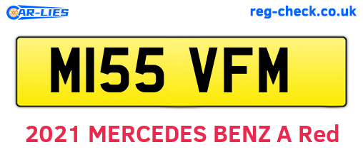 M155VFM are the vehicle registration plates.