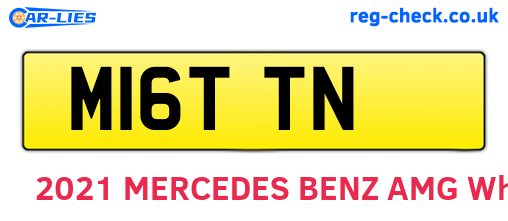 M16TTN are the vehicle registration plates.