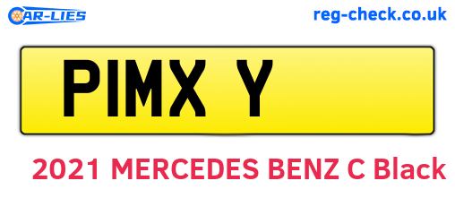 P1MXY are the vehicle registration plates.