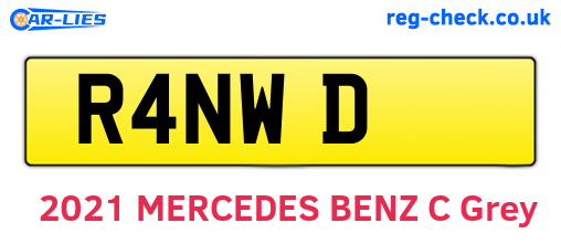 R4NWD are the vehicle registration plates.