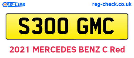 S300GMC are the vehicle registration plates.