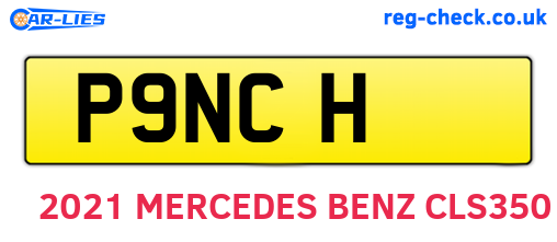 P9NCH are the vehicle registration plates.
