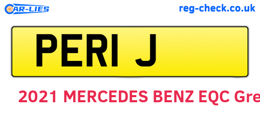 PER1J are the vehicle registration plates.