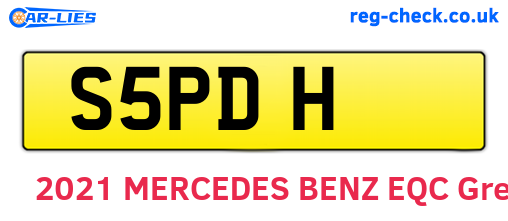 S5PDH are the vehicle registration plates.