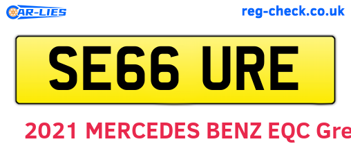 SE66URE are the vehicle registration plates.