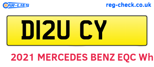 D12UCY are the vehicle registration plates.