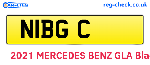 N1BGC are the vehicle registration plates.