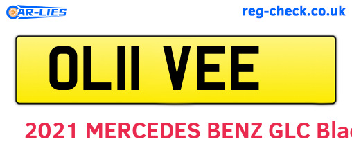 OL11VEE are the vehicle registration plates.