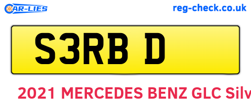 S3RBD are the vehicle registration plates.