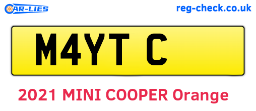 M4YTC are the vehicle registration plates.