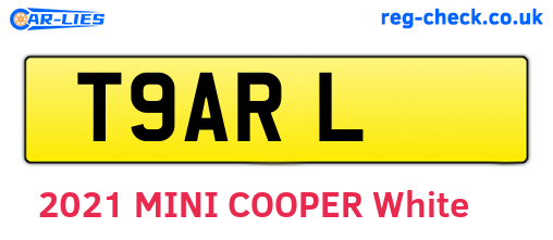 T9ARL are the vehicle registration plates.